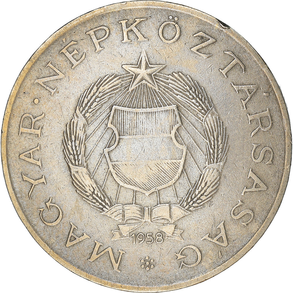 Moneta, Ungheria, 2 Forint, 1958, BB+, Rame-nichel, KM:556