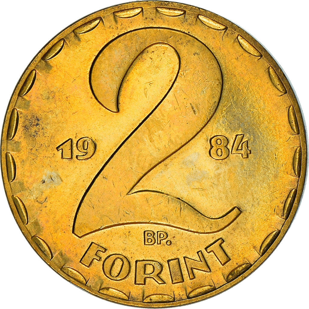 Moneta, Ungheria, 2 Forint, 1984, Budapest, BB+, Ottone, KM:591