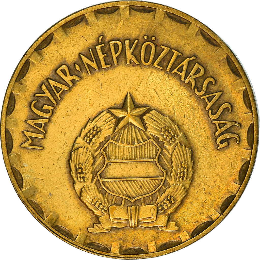 Coin, Hungary, 2 Forint, 1985, Budapest, VF(30-35), Brass, KM:591