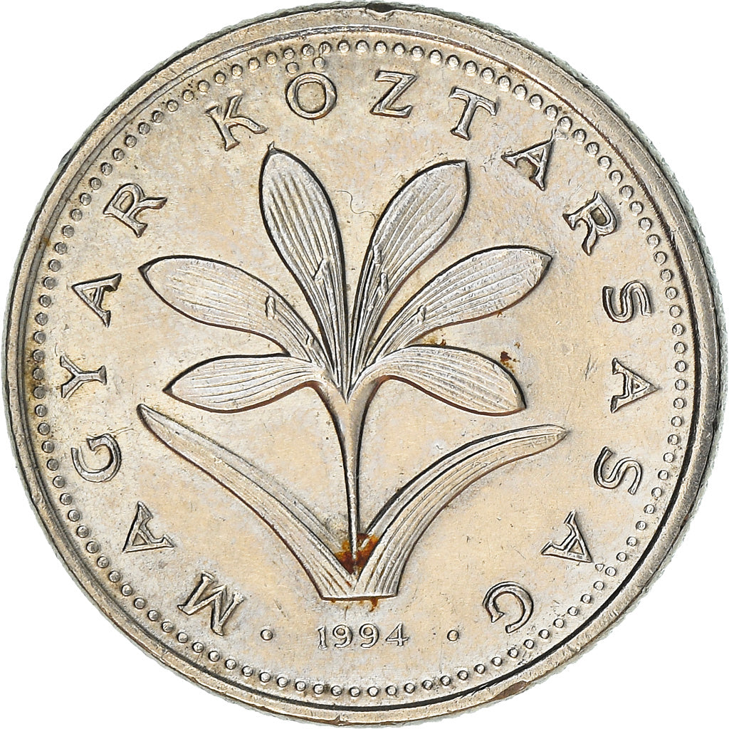 Moneta, Ungheria, 2 Forint, 1994, Budapest, BB+, Rame-nichel, KM:693
