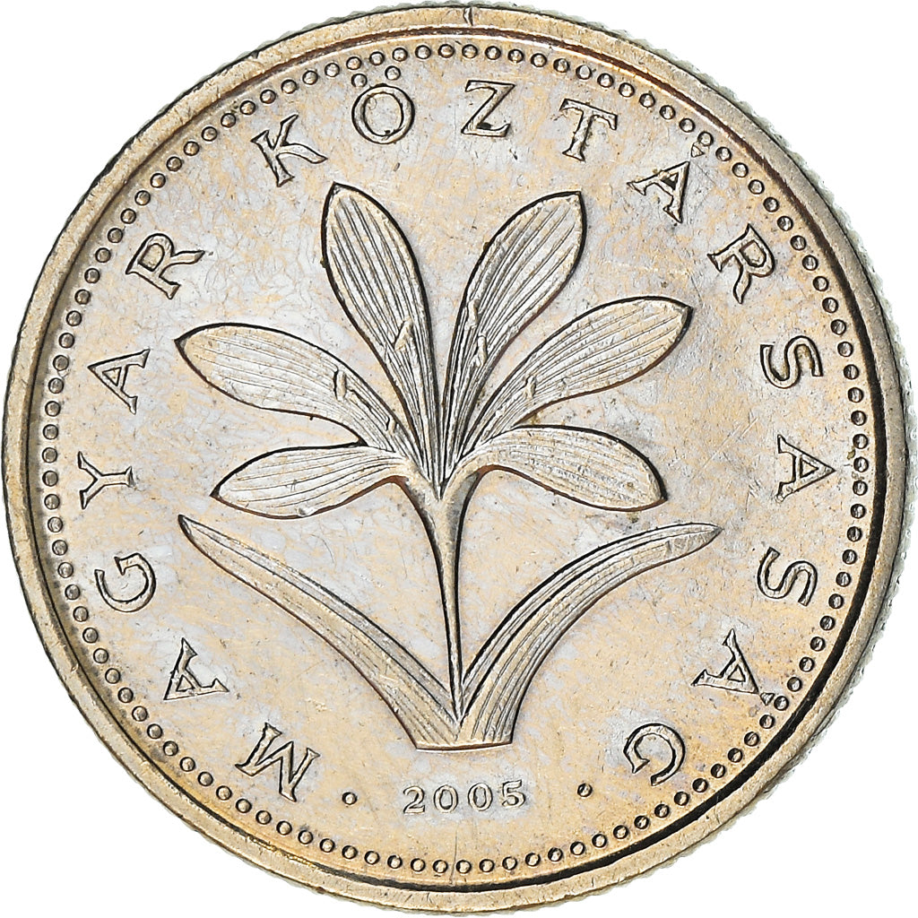 Moneta, Ungheria, 2 Forint, 2005, BB+, Rame-nichel, KM:693