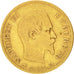 FRANCE, Napoléon III, 10 Francs, 1858, Paris, KM #784.3, VF(20-25), Gold, Gadour