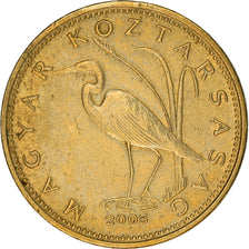 Münze, Ungarn, 5 Forint, 2005, Budapest, SS+, Nickel-brass, KM:694