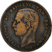 Coin, Greece, George I, 5 Lepta, 1882, Paris, VF(30-35), Copper, KM:54