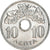 Münze, Griechenland, 10 Lepta, 1954, VZ+, Aluminium, KM:78