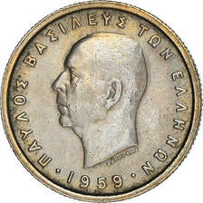 Coin, Greece, Paul I, 50 Lepta, 1959, AU(50-53), Copper-nickel, KM:80