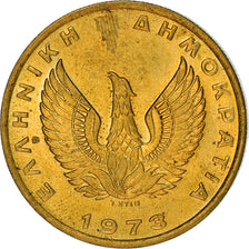 Coin, Greece, 2 Drachmai, 1973, AU(55-58), Nickel-brass, KM:108