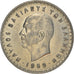 Coin, Greece, Paul I, 10 Drachmai, 1959, Paris, AU(50-53), Nickel, KM:84