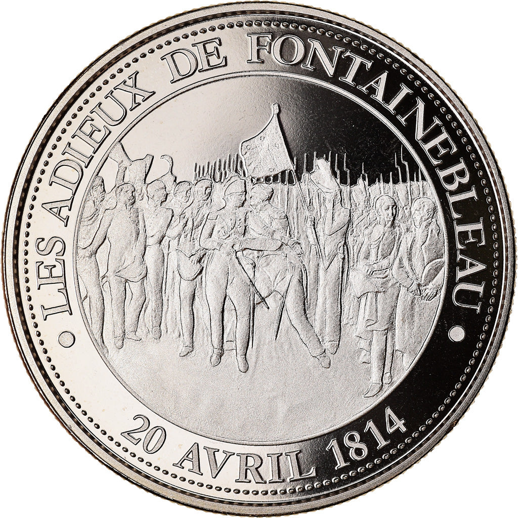 France, Medal, Napoléon Ier, Adieux de Fontainebleau (1814), MS(65-70)