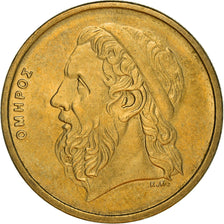 Coin, Greece, 50 Drachmes, 1986, MS(60-62), Aluminum-Bronze, KM:147