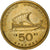 Moneta, Grecia, 50 Drachmes, 1992, MB, Alluminio-bronzo, KM:147
