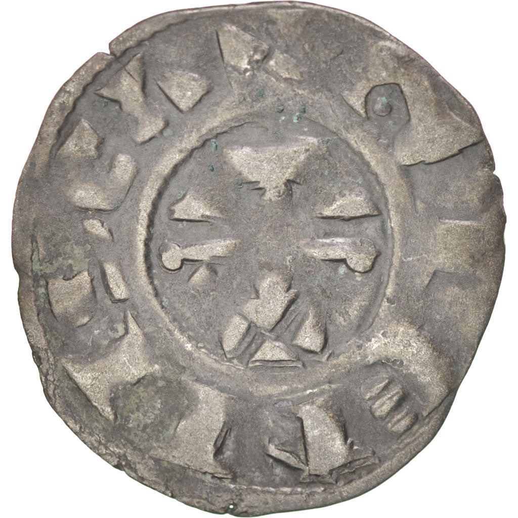 Moneta, Francia, Denarius, BB, Argento, Boudeau:297