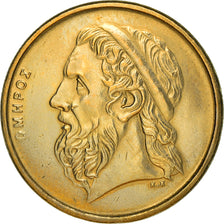 Coin, Greece, 50 Drachmes, 2000, VF(20-25), Aluminum-Bronze, KM:147