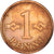 Moneda, Finlandia, Penni, 1963, BC+, Cobre, KM:44