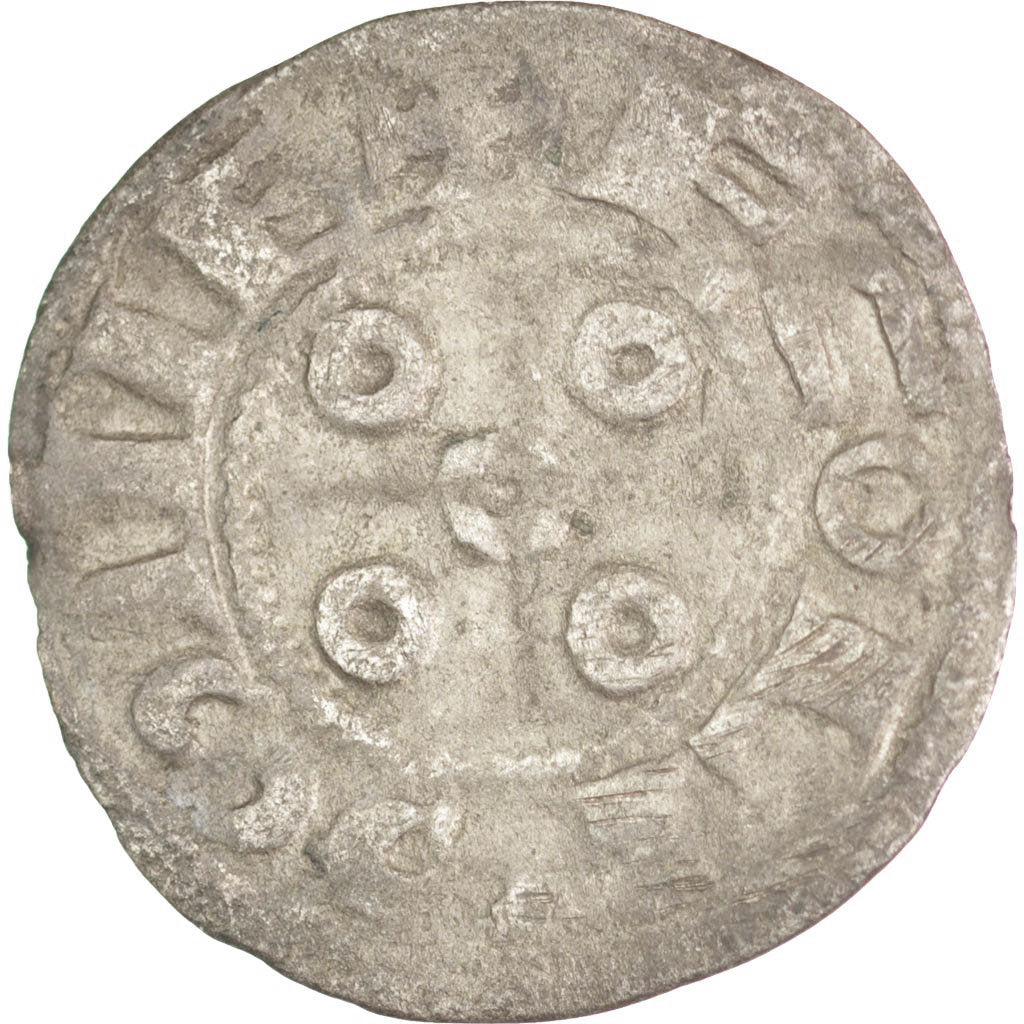 Francia, Denarius, BB, Argento, Boudeau:451