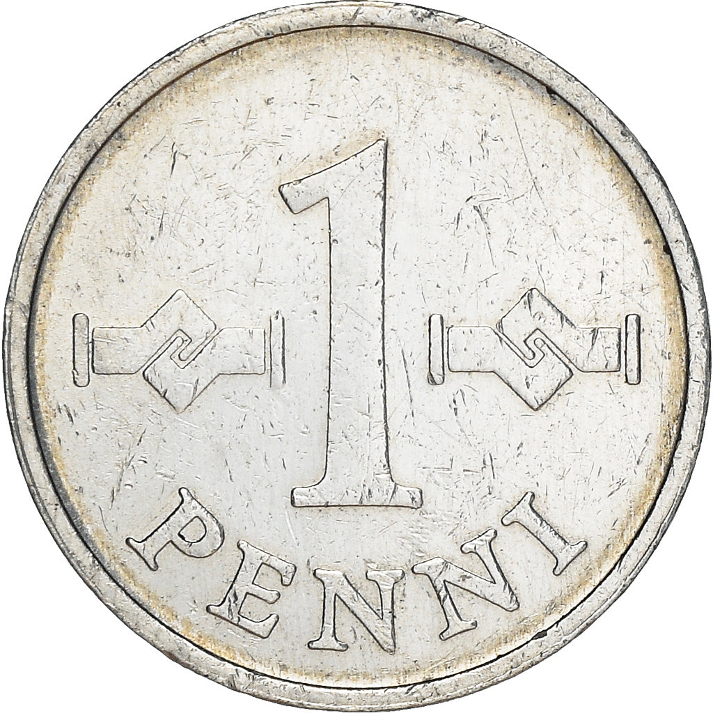 Coin, Finland, Penni, 1970, VF(30-35), Aluminum, KM:44a