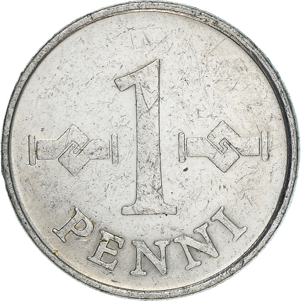Coin, Finland, Penni, 1971, VF(30-35), Aluminum, KM:44a