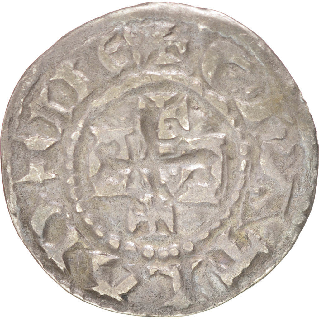 FRANCE, Denarius, Limoges, VF(30-35), Silver, Boudeau #389, 1.28