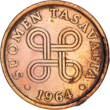 Coin, Finland, 5 Pennia, 1964, VF(30-35), Copper, KM:45