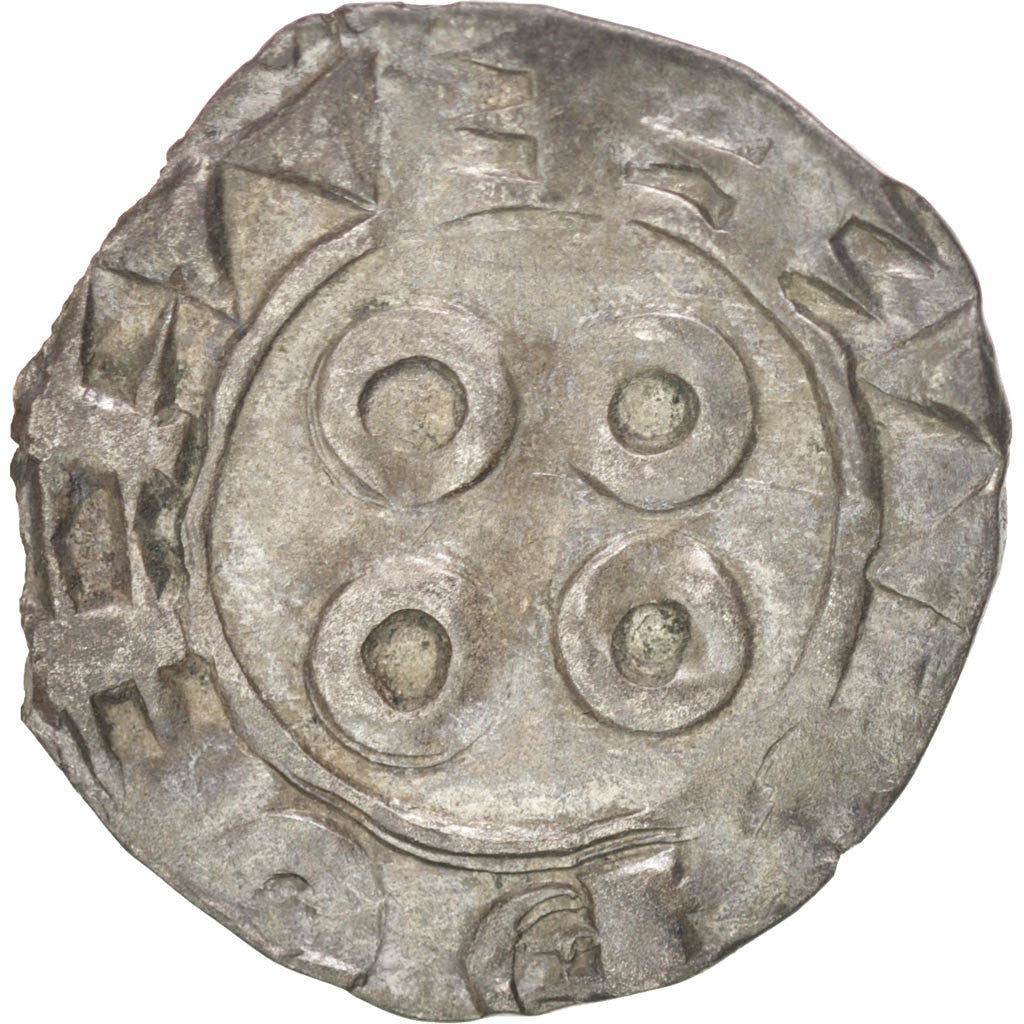 Coin, France, Denarius, AU(50-53), Silver, Boudeau:753