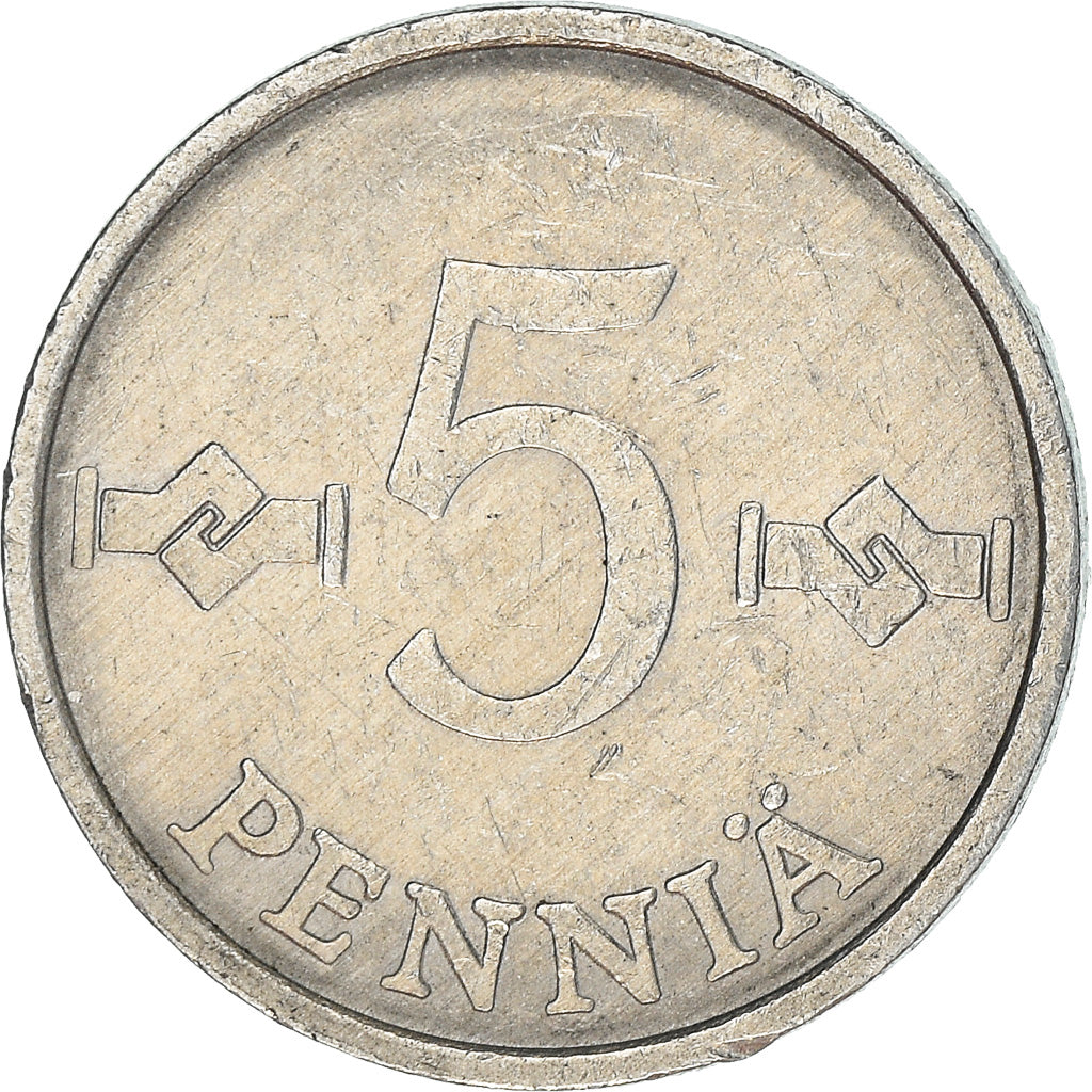 Monnaie, Finlande, 5 Pennia, 1978, TTB+, Aluminium, KM:45a