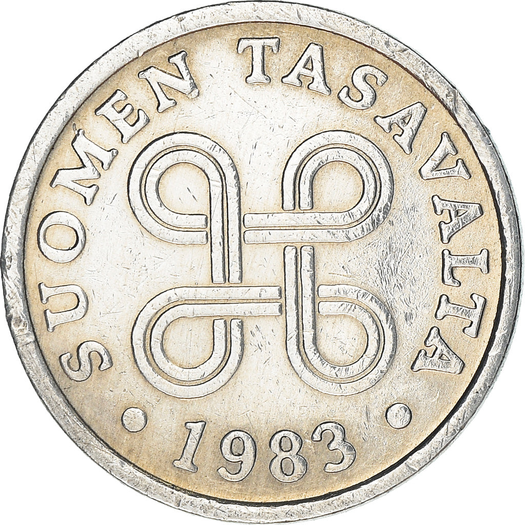 Coin, Finland, 5 Pennia, 1983, VF(30-35), Aluminum, KM:45a