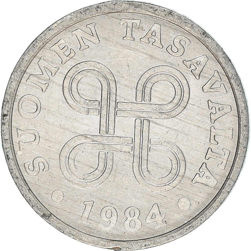 Coin, Finland, 5 Pennia, 1984, EF(40-45), Aluminum, KM:45a
