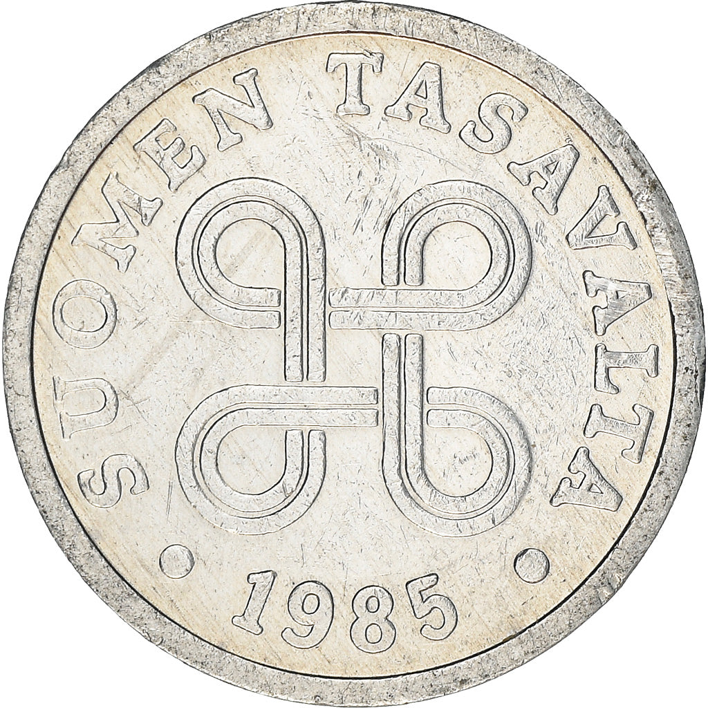 Coin, Finland, 5 Pennia, 1985, VF(30-35), Aluminum, KM:45a