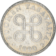 Coin, Finland, 5 Pennia, 1990, VF(30-35), Aluminum, KM:45a