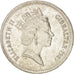 Moneda, Gibraltar, Elizabeth II, 10 Pence, 1989, EBC, Cobre - níquel, KM:23.1