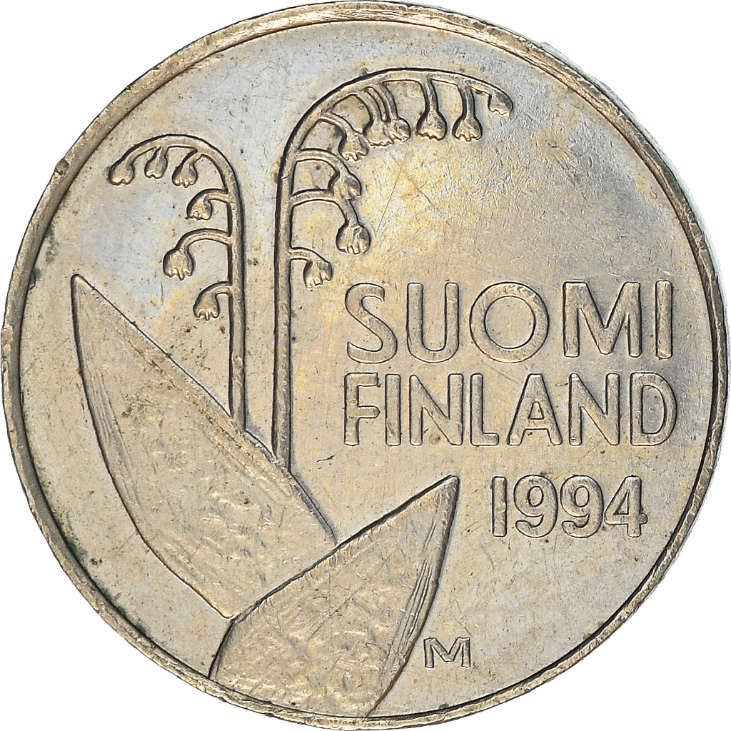 Coin, Finland, 10 Pennia, 1994, VF(30-35), Copper-nickel, KM:65