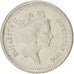 GIBRALTAR, 5 Pence, 1990, KM #22.2, AU(55-58), Copper-Nickel, 18, 3.22