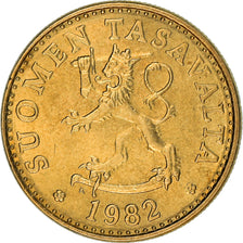 Moneta, Finlandia, 20 Pennia, 1982, AU(55-58), Aluminium-Brąz, KM:47