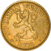 Moneta, Finlandia, 20 Pennia, 1986, MB+, Alluminio-bronzo, KM:47