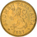 Münze, Finnland, 20 Pennia, 1987, S+, Aluminum-Bronze, KM:47