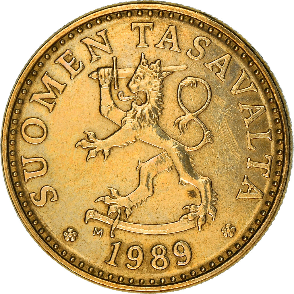 Coin, Finland, 20 Pennia, 1989, EF(40-45), Aluminum-Bronze, KM:47