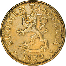 Moeda, Finlândia, 50 Penniä, 1972, AU(50-53), Alumínio-Bronze, KM:48
