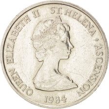 SAINT HELENA & ASCENSION, 5 Pence, 1984, British Royal Mint, KM #3, AU(55-58),..