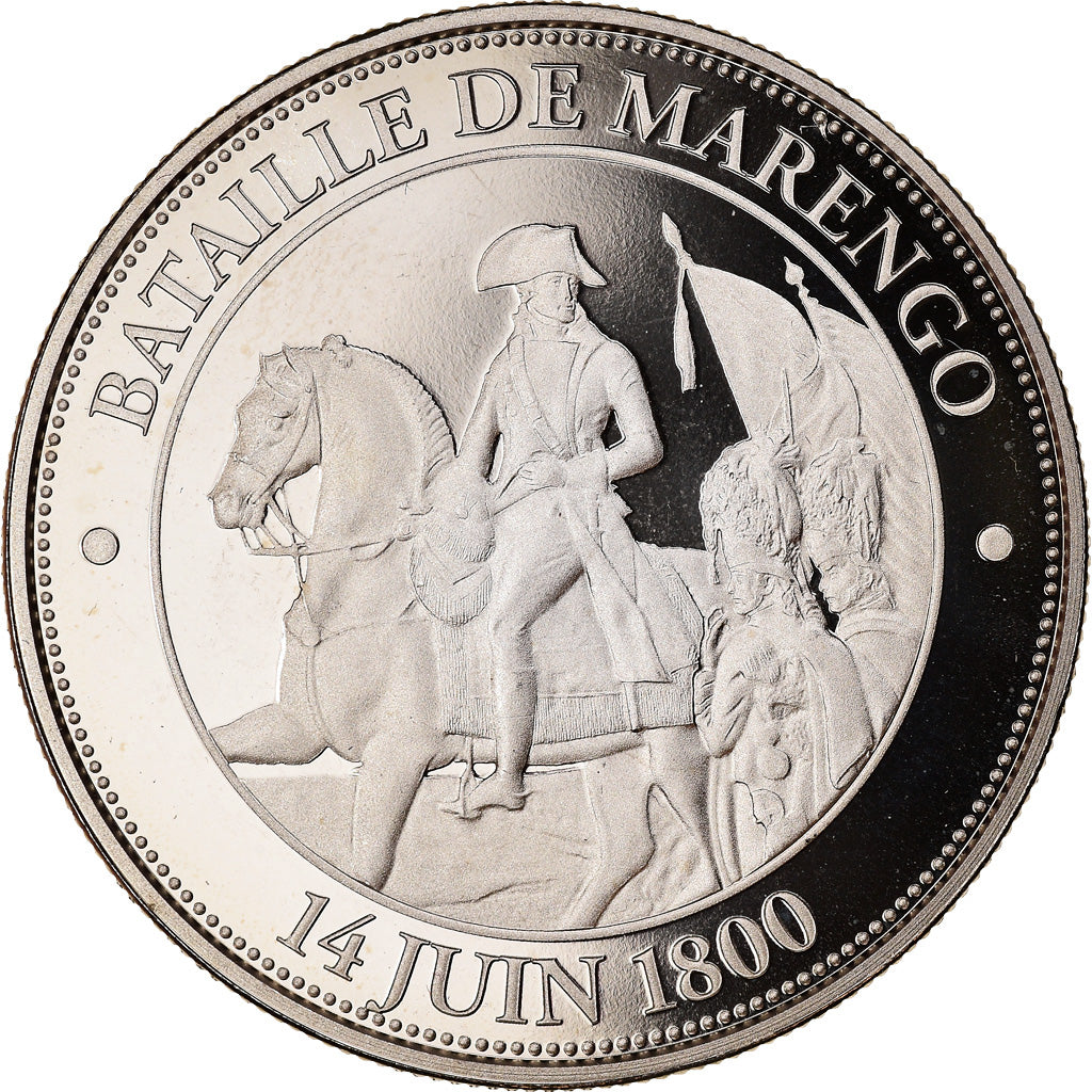 Francia, medalla, Napoleon Ier , Bataille de Marengo, FDC, Cobre - níquel