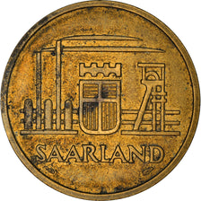 Münze, SAARLAND, 50 Franken, 1954, Paris, SS, Aluminum-Bronze, KM:3