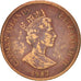 Moneta, Kajmany, Elizabeth II, Cent, 1987, EF(40-45), Bronze, KM:87