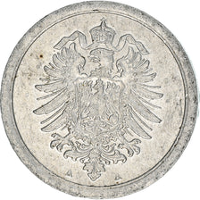 Coin, GERMANY - EMPIRE, Wilhelm II, Pfennig, 1917, Berlin, AU(50-53), Aluminum