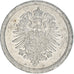 Monnaie, GERMANY - EMPIRE, Wilhelm II, Pfennig, 1917, Berlin, TTB+, Aluminium