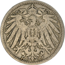 Moneta, GERMANIA - IMPERO, Wilhelm II, 10 Pfennig, 1900, Berlin, MB+
