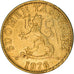 Coin, Finland, 50 Penniä, 1976, VF(20-25), Aluminum-Bronze, KM:48
