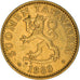 Coin, Finland, 50 Penniä, 1989, EF(40-45), Aluminum-Bronze, KM:48
