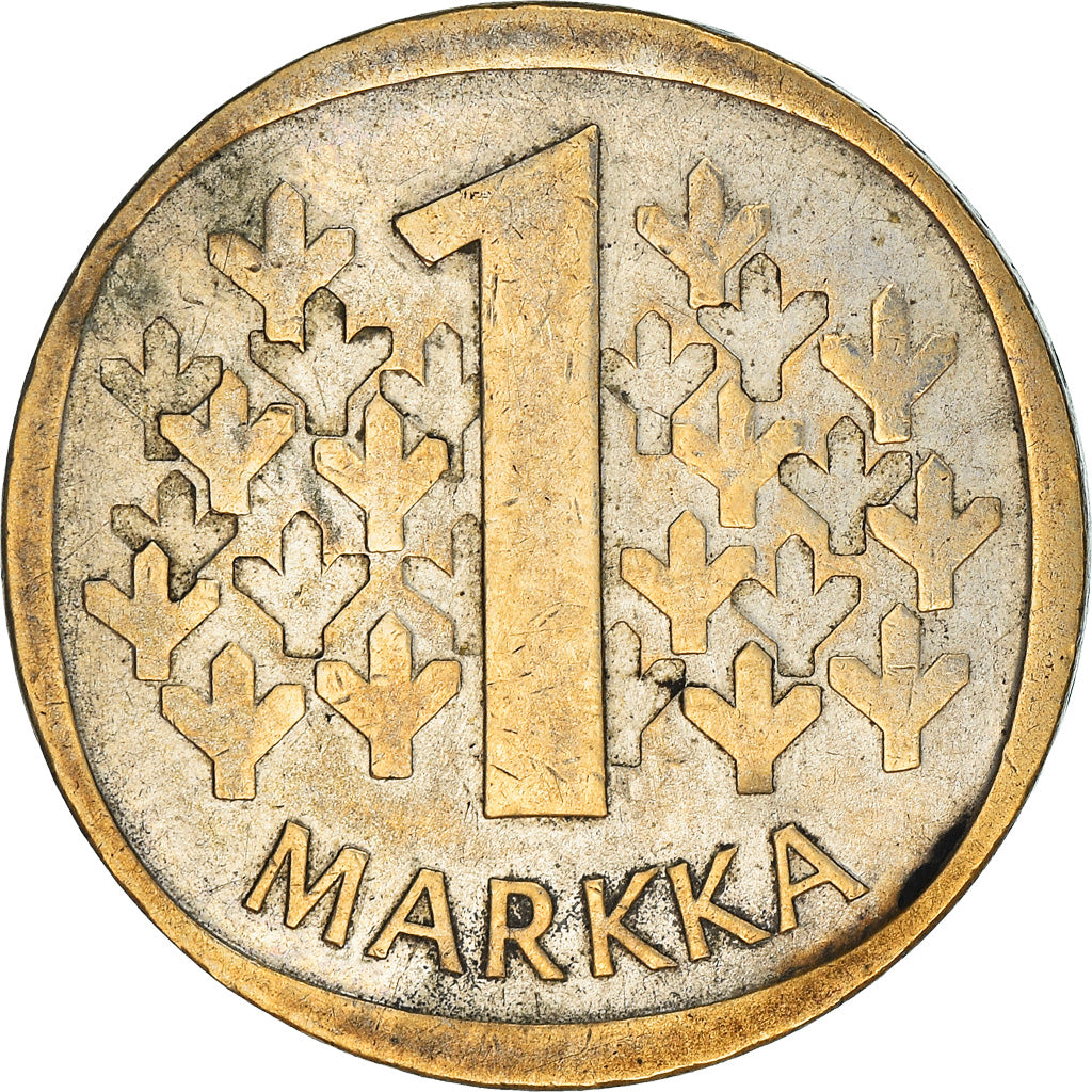 Coin, Finland, Markka, 1967, VF(30-35), Copper-nickel, KM:49a
