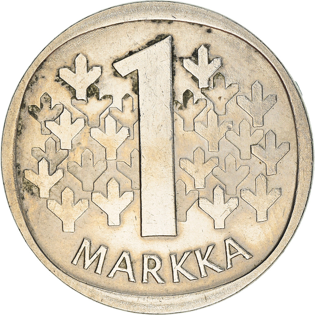 Coin, Finland, Markka, 1972, VF(30-35), Copper-nickel, KM:49a