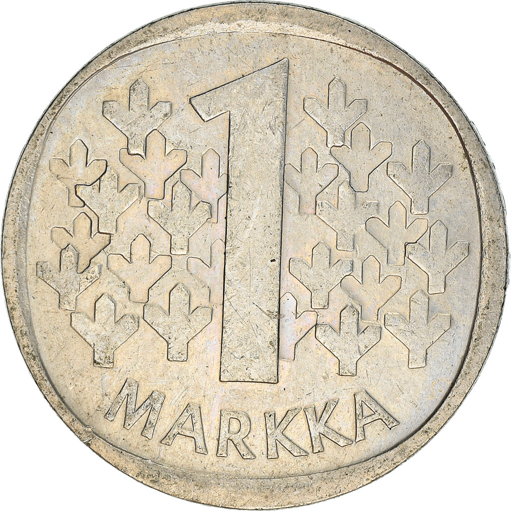 Coin, Finland, Markka, 1973, VF(30-35), Copper-nickel, KM:49a