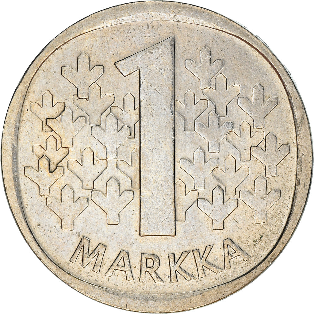 Münze, Finnland, Markka, 1974, SS+, Kupfer-Nickel, KM:49a
